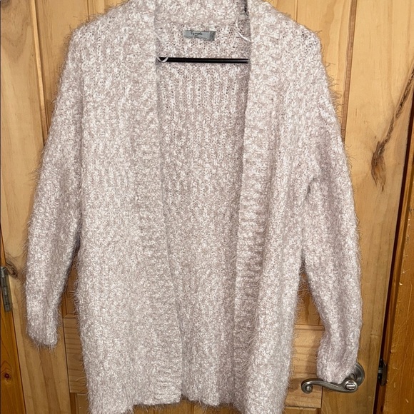 Symple Nyc Sweaters - Symple NYC Elegant Cream Women's Cardigan